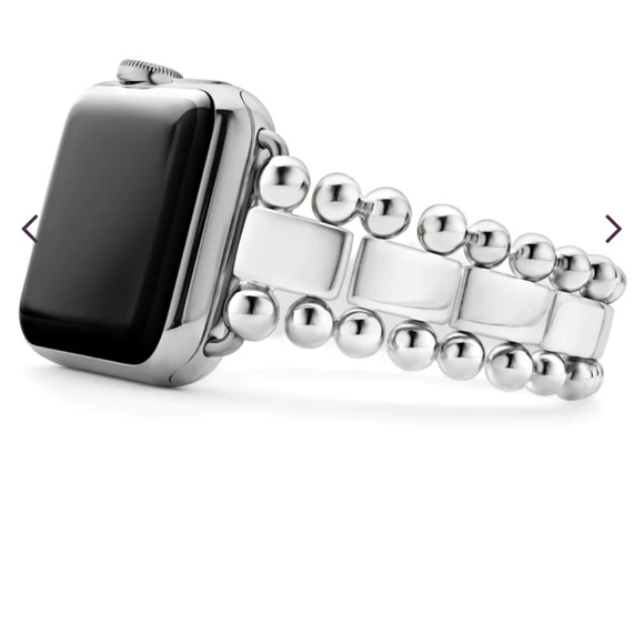 Lagos™️ SMART CAVIAR
Sterling Silver Watch Bracelet-38-45mm ⌚️ - Picture 3 of 15